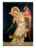 An Angel Weighing a Soul, circa 1348-55 reproduction procédé giclée par Ridolfo di Arpo Guariento