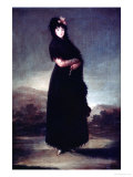 Mariana Waldstein (1763-1808) 9th Marquesa of Santa Cruz, circa 1797-99 Giclee Print by Francisco de Goya