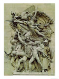 La Marseillaise, Detail from the Eastern Face of the Arc De Triomphe, 1832-35 Giclee Print by Francois Rude