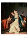 The Music Lesson, 1790 Pósters por Francois Gerard The Music Lesson, 1790 Pósters por Francois Gerard