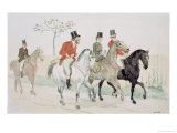 The Rivals, (Numbers One, Two and Three Cartoon Sketches) Giclee Print by Randolph Caldecott The Rivals, (Numbers One, Two and Three Cartoon Sketches) Giclee Print by Randolph Caldecott