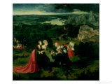 La tentation de St. Antoine reproduction procédé giclée par Joachim Patenir