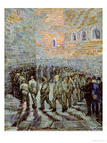 The Exercise Yard, or the Convict Prison, c.1890 Giclee Print by Vincent van Gogh
