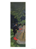 Dejeuner Sur L'Herbe, Chailly, 1865-66 (Left Panel) Giclee Print by Claude Monet