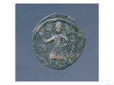 Light Follis (Obverse) of Baldwin II, Count of Edessa (1100-18). King of Jerusalem (1118-31) Giclee Print