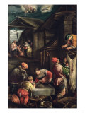 Winter, (The Butcher), 1585-90 Giclée-tryk af Francesco Bassano