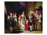 Charles IV (1748-1819) and His Family, 1800 Giclee Print by Francisco de Goya