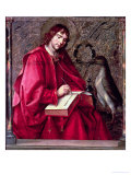 St. John the Evangelist, from the St. Thomas Altarpiece reproduction procédé giclée par Pedro Berruguete
