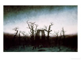 Abbey in the Oakwood, 1810 reproduction procédé giclée par Caspar David Friedrich