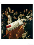 The Exhibition of the Body of St. Bonaventure (1221-74) after 1627 Stampa giclée di Francisco de Zurbarán The Exhibition of the Body of St. Bonaventure (1221-74) after 1627 Stampa giclée di Francisco de Zurbarán