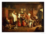 Peasant Wedding Giclée-Druck von Martin Van Cleve