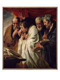 The Four Evangelists (Oil on Canvas) Giclee Print by Jacob Jordaens