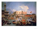 Return of the Bucintoro on Ascension Day ジクレープリント - カナレット・