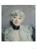 Portrait of the Countess De Martel De Janville, Known as Gyp (1850-1932), 1894 Giclee-trykk av Giovanni Boldini Portrait of the Countess De Martel De Janville, Known as Gyp (1850-1932), 1894 Giclee-trykk av Giovanni Boldini