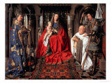 Madonna and Child with Canon Joris Van Der Paele, 1436 Giclee Print by Jan van Eyck 
