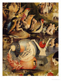The Garden of Earthly Delights: Allegory of Luxury, Central Panel of Triptych, circa 1500 Giclee-trykk av Hieronymus Bosch