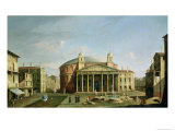 The Pantheon in Rome Giclee Print by Bernardo Bellotto