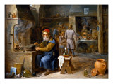 The Alchemist Giclée-Druck von David Teniers the Younger
