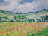 The Poppy Field Near Giverny, 1885 Giclée-Druck von Claude Monet