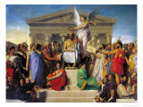 Apotheosis of Homer, 1827 reproduction procédé giclée par Jean-Auguste-Dominique Ingres
