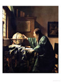 The Astronomer, 1668 Stampa giclée di Jan Vermeer The Astronomer, 1668 Stampa giclée di Jan Vermeer
