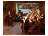 The Christmas Tree, 1911 Giclée-Druck von Albert Chevallier Tayler