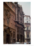 Facades of the Church and Monastery of San Carlo Alle Quattro Fontane, Rome, 1637-41 Giclee-trykk av Francesco Borromini Facades of the Church and Monastery of San Carlo Alle Quattro Fontane, Rome, 1637-41 Giclee-trykk av Francesco Borromini