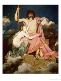Jupiter and Thetis, 1811 Giclee Print by Jean-Auguste-Dominique Ingres