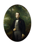 Portrait of Napoleon III (1808-73) circa 1857 Lámina giclée por Franz Xavier Winterhalter