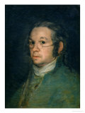 Self Portrait with Spectacles, circa 1800 reproduction procédé giclée par Francisco de Goya