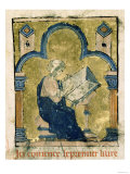 Possible Self Portrait of William of Tyre (c. 1130-85), Writing at His Desk, Monk, 12th C., Medieval, Giclee Print