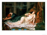 La mort de Cléopatre, 1892 reproduction procédé giclée par Reginald Arthur