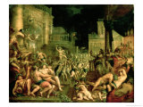 The Feast of Midas Reproduction procédé giclée par Lucas van Valckenborch