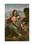 Virgin and Child with St.Anne, circa 1510 Reproduction procédé giclée par Leonardo da Vinci 