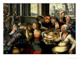 The Prodigal Son, 1536 Giclee Print by Jan Sanders van Hemessen