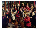The Marriage Feast at Cana, circa 1500-03 reproduction procédé giclée par Gerard David