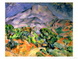 Mont Saint Victoire, 1900 Giclée-Druck von Paul Cézanne