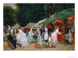 At the Fair,1877 reproduction procédé giclée par Camille Léopold Cabaillot-Lasalle