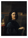 Portrait of the Artist, 1650  Lámina giclée por Nicolas Poussin