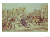 Riding in Rotten Row, Hyde Park Giclee Print by John Ritchie
