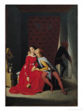 Gianciotto Discovers Paolo and Francesca, 1814 Giclee Print by Jean-Auguste-Dominique Ingres