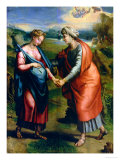 The Visitation Giclee Print by Raphael 