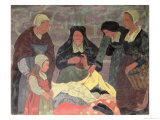 The Fabric Seller, circa 1898 Giclée-Druck von Paul Serusier