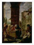 The Glorious Pearl, Illustration of Christ's Teaching Giclée-tryk af Domenico Fetti