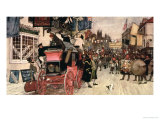 The Election Parade at Eatanswill, from "The Pickwick Papers" Giclee Print by Albert Ludovici II