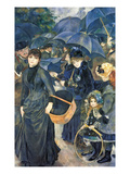 The Umbrellas, C.1881-6 (Oil on Canvas) Giclee Print by Pierre Auguste Renoir