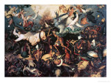 The Fall of the Rebel Angels, 1562 Giclee-trykk av Pieter Bruegel the Elder