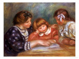 The Lesson, 1906 Giclee Print by Pierre-Auguste Renoir The Lesson, 1906 Giclee Print by Pierre-Auguste Renoir