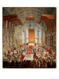 Coronation Banquet of Joseph II in Frankfurt, 1764 Giclee Print by Martin van Meytens Coronation Banquet of Joseph II in Frankfurt, 1764 Giclee Print by Martin van Meytens