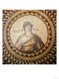 Portrait of a Woman, Roman Mosaic Reproduction procédé giclée